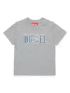 Diesel Baby Boys Cotton Tee In Grey
