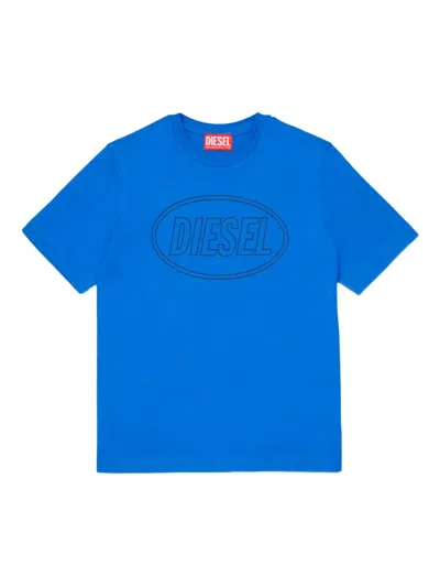 Diesel Kids' Logo-print T-shirt In Multi
