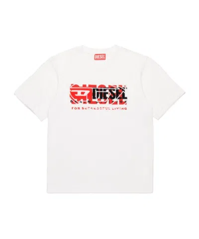 Diesel Logo-print T-shirt In White