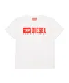Diesel T-shirt Con Logo Degradé In White