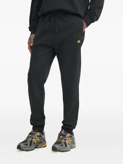 Diesel Logo-print Track Pants In Black