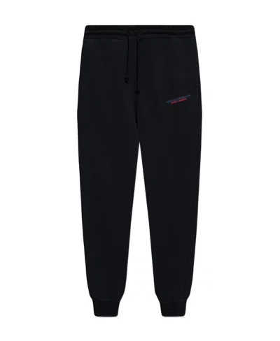Diesel Logo-print Track Pants In Black