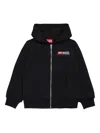 Diesel Logo-print Zip-up Hoodie