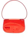 Diesel Bag Made Of Flexible Tpu With A Colorful Jelly-effect Finish In Red
