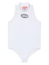 Diesel Logo Sleeveless Top In White