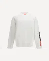 Diesel Logo-printed Cotton Sweatshirt In White