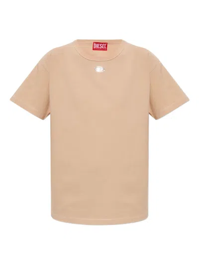 Diesel Logo T-normy-od-s1 Top In Neutral