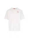 Diesel Solid Color T-diegor-d Crew-neck T-shirt With Oval D Patch