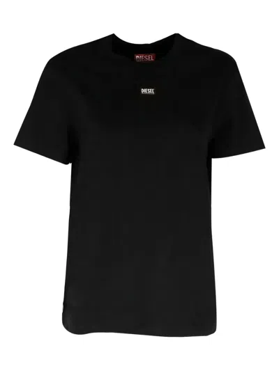 Diesel Logo T-shirt In Black