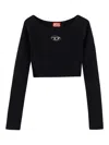 Diesel Top In Viscose Yarn From Responsibly Managed Forests In Black