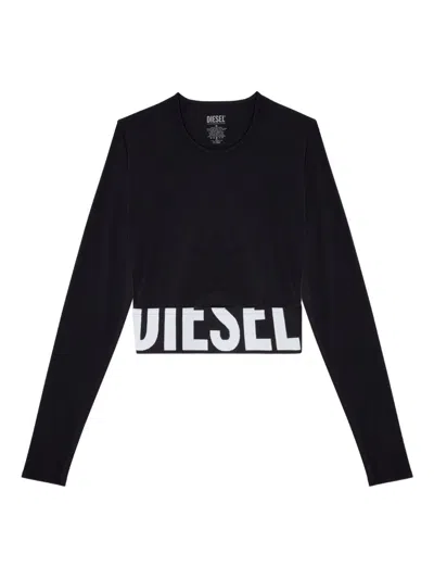Diesel Logo Top In Black