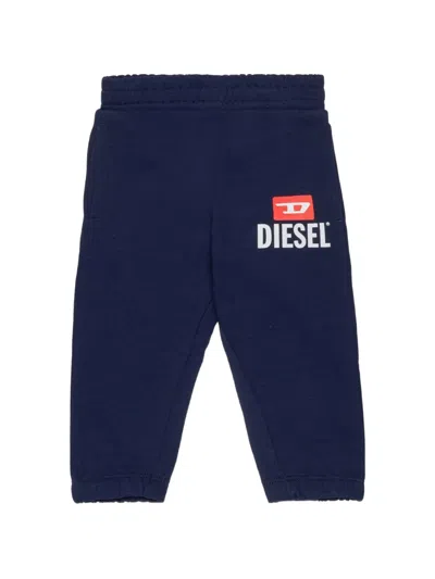 Diesel Babies' Logo Track Pants In Blue
