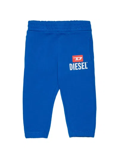 Diesel Babies' Logo Track Pants In Blue