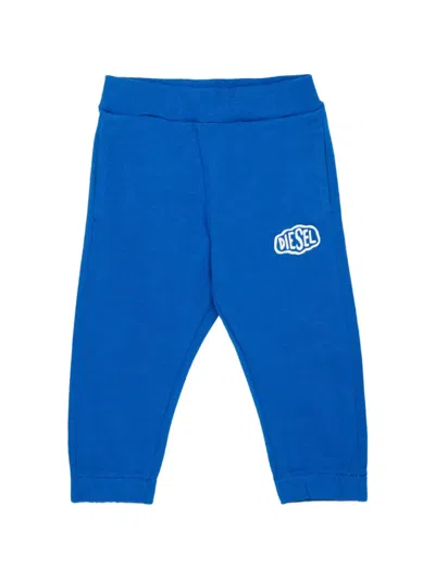 Diesel Babies' Logo Trousers In Blue