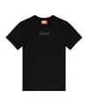 Diesel Logo T-shirt In Black