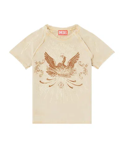 Diesel Logo T-shirt In Neutral