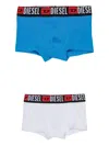 Diesel Logo-waistband Boxer (set Of Three) In Blue