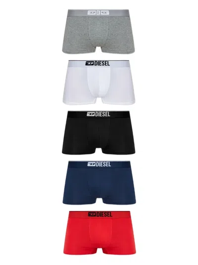 Diesel Logo-waistband Boxers (pack Of Five) In Multi