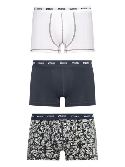 Diesel Logo-waistband Boxers (pack Of Three) In Multi