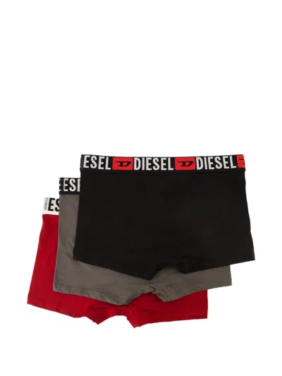 Diesel Logo-waistband Slim Boxers (pack Of Three) In Multi