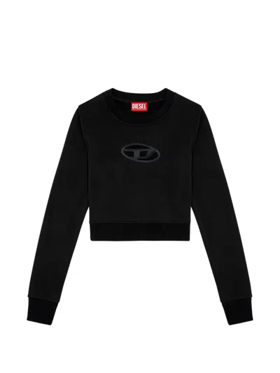 Diesel Luxurious Wool-cashmere Blend Sweater In Black
