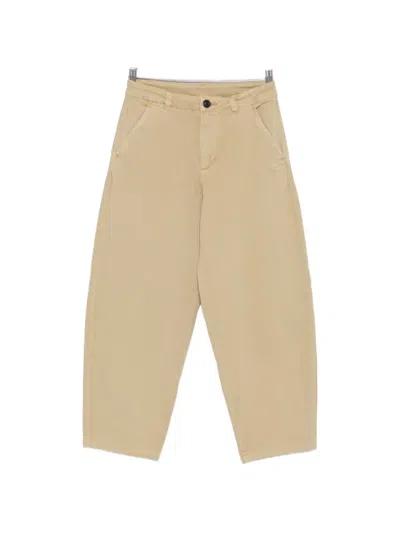 Diesel Kids' Logo-embroidered Trousers In Neutral