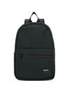Diesel Logo-patch Denim Backpack In Pattern