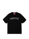 Diesel 로고 패치 반소매 티셔츠 In Black