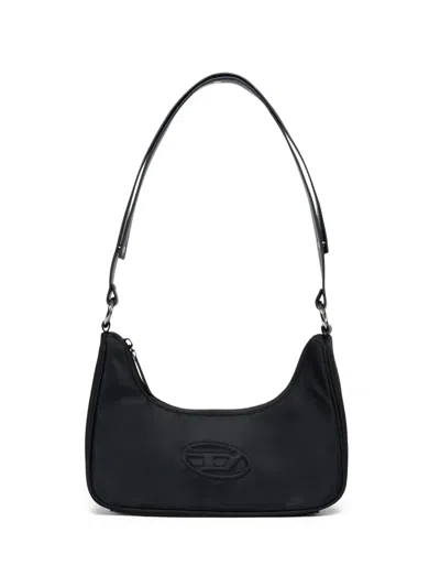 Diesel Kids' Logo-patch Shoulder Bag In Purple