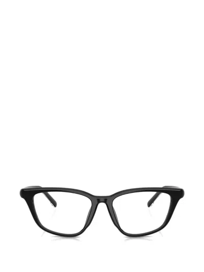 Diesel Logo-plaque Cat-eye Glasses In Black