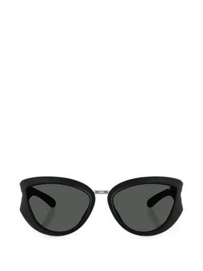 Diesel Logo-plaque Cat-eye Sunglasses In Brown