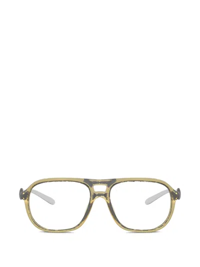 Diesel Logo-plaque Navigator-frame Glasses In Neutral