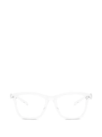 Diesel Logo-plaque Rectangle-frame Glasses In White