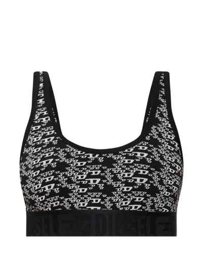 Diesel Logo-print Bra In Multi