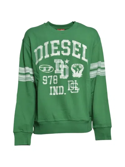 Diesel Kids' Logo-print Sweatshirt In Multi