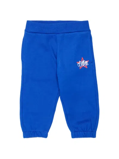 Diesel Babies' Logo-print Track Pants In Blue