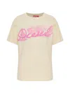 Diesel Logo-print T-shirt In Neutral