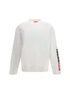 Diesel Logo-printed Cotton Sweatshirt In White