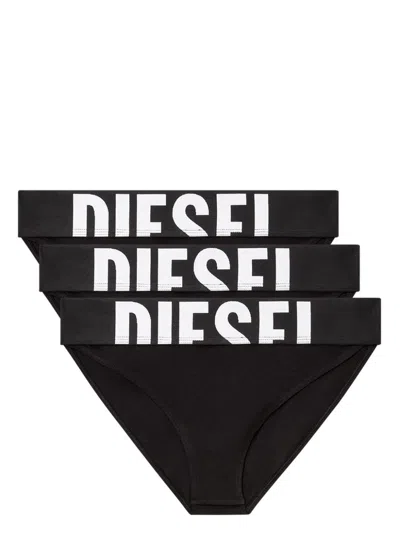 Diesel Lola Briefs (pack Of Three) In 黑色