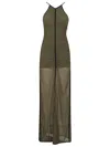 Diesel Long Dress With Thin Straps In Af