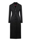 Diesel G-lamour Single-breasted Coat In Grey