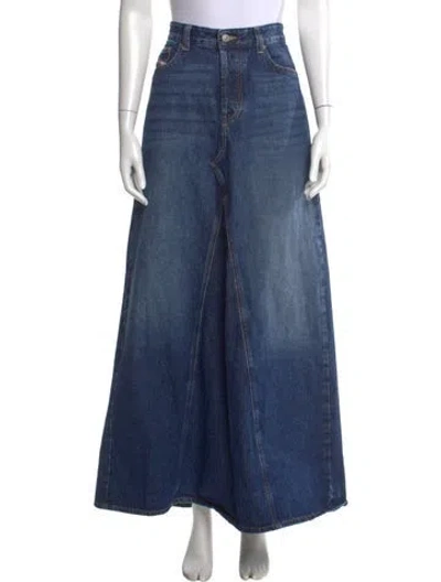 Pre-owned Diesel Long Skirt In Blue