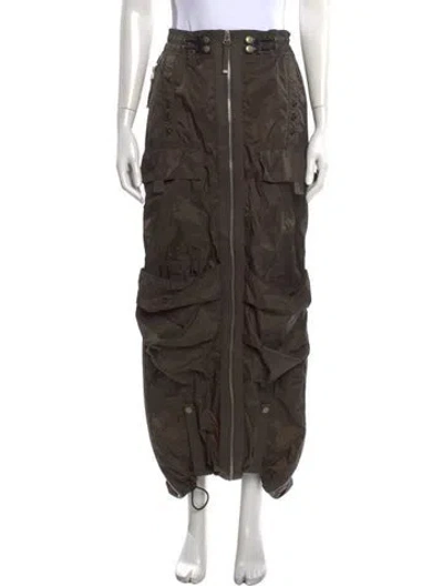 Pre-owned Diesel Long Skirt In Green