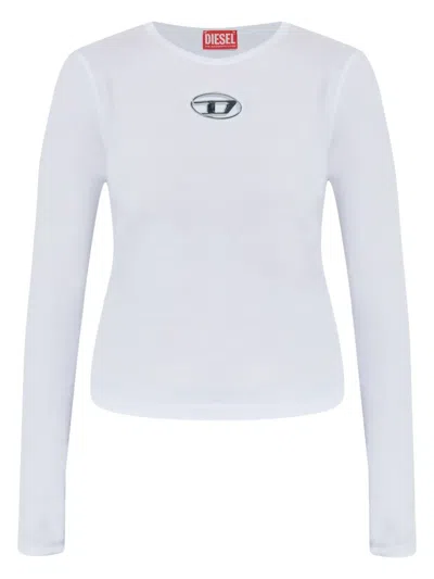 DIESEL T-UNCUTIE LONG-SLEEVE LOGO T-SHIRT