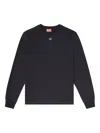 Diesel T-madjust-ls-tr Long Sleeved T-shirt In Black