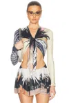 Diesel Long Sleeve Top In Multi