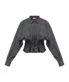 Diesel Camicia C-anbu In Misto Poliestere Stretch Ricamato  Donna In Black