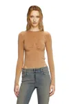 Diesel Long Sleeved Bodysuit With Bra Detail In Tobedefined