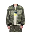 Diesel Khaki J-mertz Bomber Jacket In Black