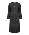 Diesel Long-sleeved Coat In Gray